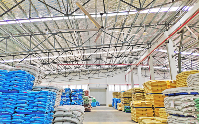 HVLS Fans Solve the Humidity in Medicinal Material Storage